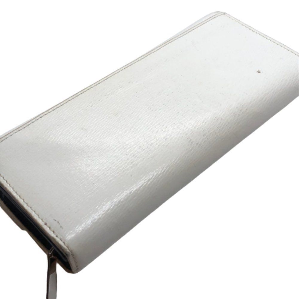 Authentic 4°C Black & White Leather Long Designer Wallet - Picture 4 of 11